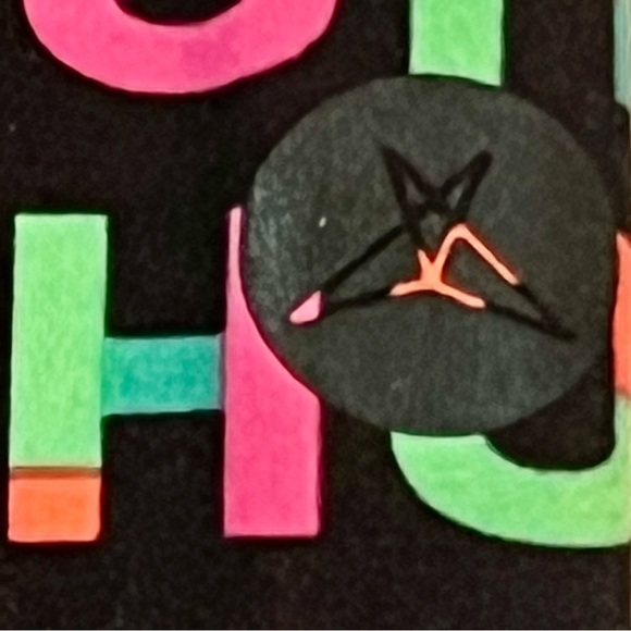 SweetLegs Plus Women's Leggings Black Multicoloured Ho Ho Ho - Picture 8 of 14